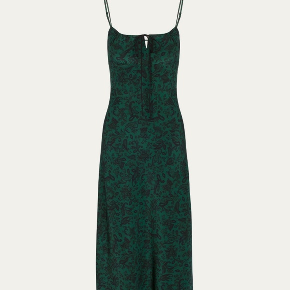 Realisation Par Green and Black Dress - Picture 1 of 4